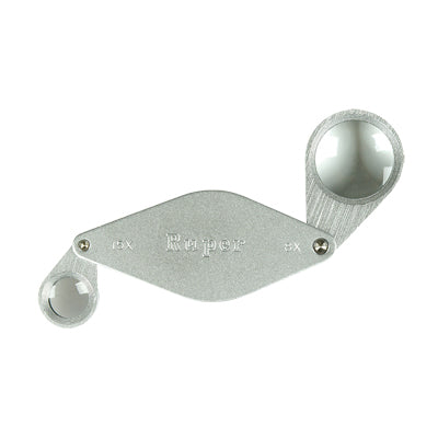 PEAK Double-Sided Magnifier, Chrome Plated (LEAF) RF20-3