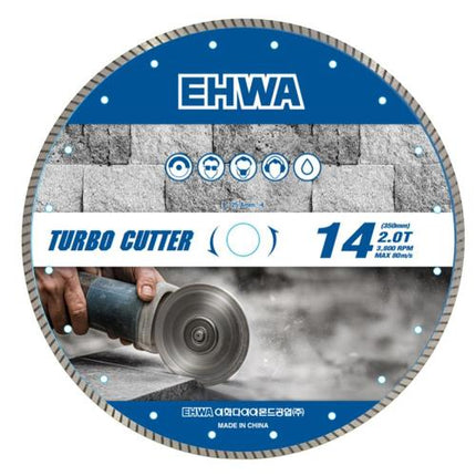 EHWA Turbo Diamond Blade, Ø80–350 mm