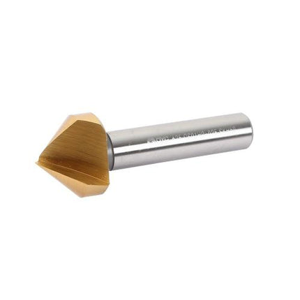 DYC Single-Flute Countersink 10mm–50mm, TiN Coated