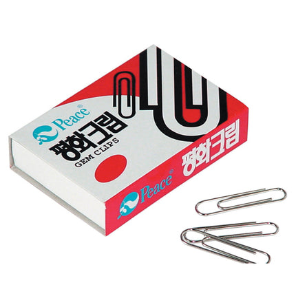 PEACE Paper Clips '600Clip(1-Piece=10Box)