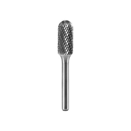 SESHIN BUFFALO Carbide Rotary Burr, Cylindrical, Ball Nose (SC), 6mm Shank, Double Cut, Ø3×12mm–19×25mm