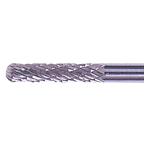 SESHIN BUFFALO Carbide Rotary Burr, Cylindrical, Ball Nose (SC), 3mm Shank, Double Cut, Ø3×14mm, L60–100mm