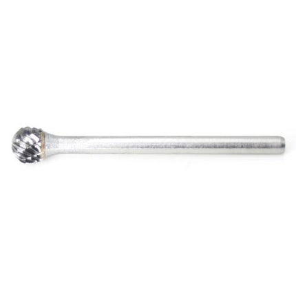 SESHIN BUFFALO Carbide Rotary Burr, Ball (SD), 3mm Shank, Double Cut, Ø6.3×5mm