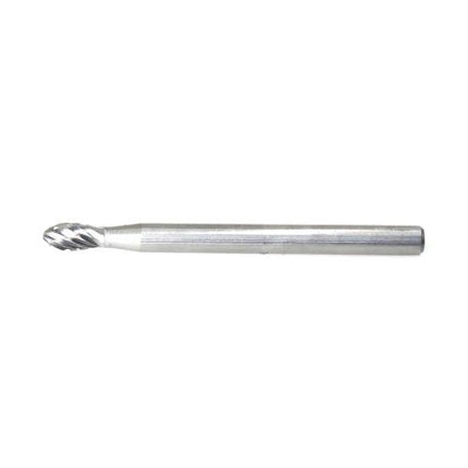 SESHIN BUFFALO Carbide Rotary Burr, Oval (SE), 3mm Shank, Double Cut, Ø3×5.5mm