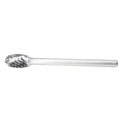 SESHIN BUFFALO Carbide Rotary Burr, Oval (SE), 3mm Shank, Double Cut, Ø6.3×9.5mm