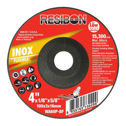 RESIBON Depressed Center Grinding Wheel Flexible