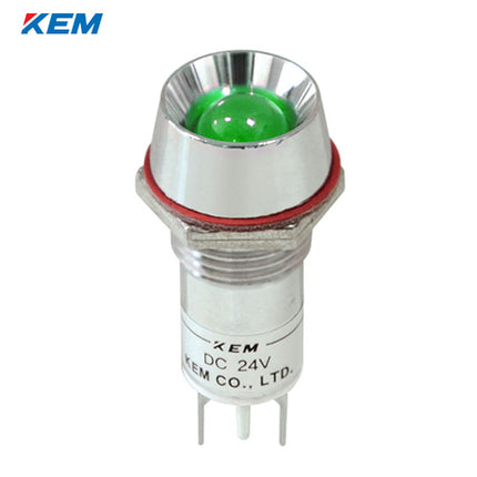 KEM KEM LED Indicator Light, Ø12mm, Standard-Brightness, DC12V, Green KL-12D12G