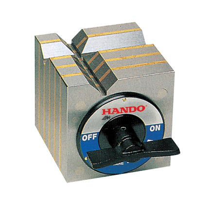 HANDO Magnetic V-Block, 3-Face KY-1B-K 100x100x100mm