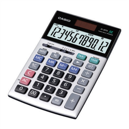 CASIO Calculator, 12-Digit, Gray JS-20B 21x109xH176mm