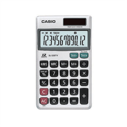 CASIO Calculator, 12-Digit SL-320TV 7.5x70x118.5mm
