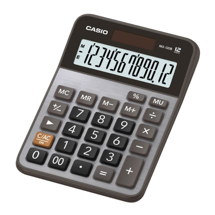 CASIO Calculator, 12-Digit (Two-Way) MX-120B 30.7x103.5x145mm