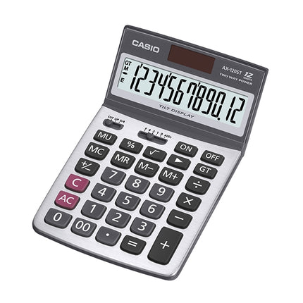 CASIO Calculator, 12-Digit (Two-Way) AX-120ST 26.1x107x178.5mm