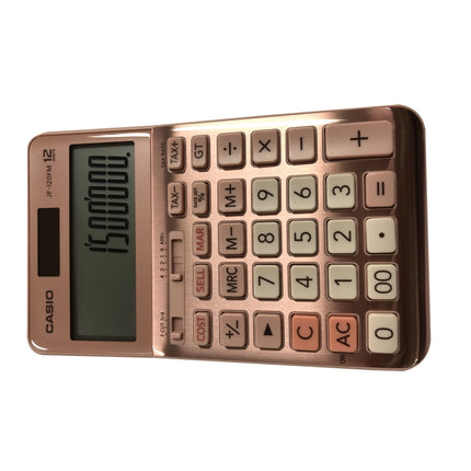 CASIO Calculator, 12-Digit, Medium (Pink) JF-120FM-PK