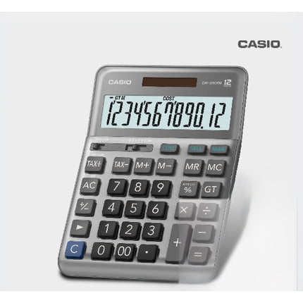 CASIO Calculator, 12-Digit DM-1200FM 35.5x155x210mm