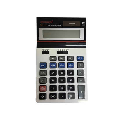 MONAMI Calculator, 12-Digit (Standard) MC-112 109x180x31mm