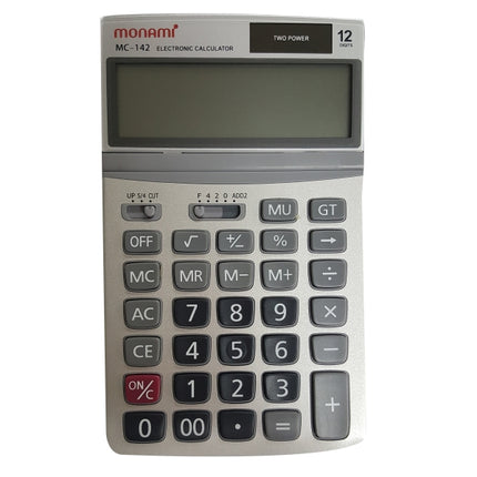 MONAMI Calculator, 12-Digit (Medium) MC-142 112x185x31mm