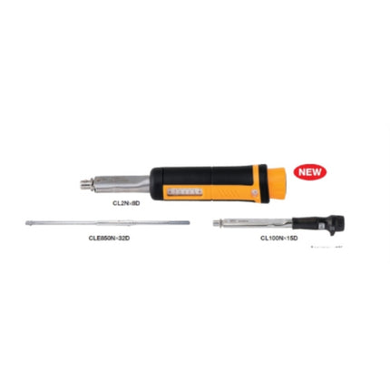 TOHNICHI Torque Wrench, Interchangeable Head 60CL4 10-60KGf.cm/ 1/4"
