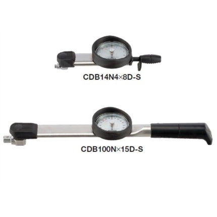 TOHNICHI Dial Torque Wrench, Interchangeable Head CDB300N-22D-S 30-300N.m(22D)