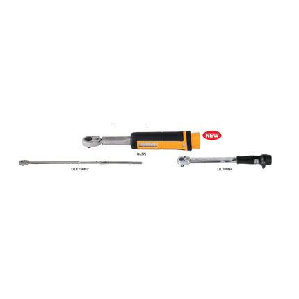 TOHNICHI Ratchet Torque Wrench, Grip Type, Pound QL400I-3A 100-400ibf.ft/3/8"
