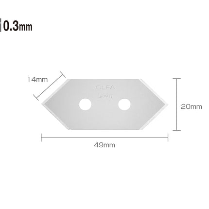 OLFA Mat Cutter Blade (45°) MCB-1