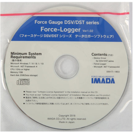 IMADA Basic Main Unit CD for Push-Pull Gauge DST-CD