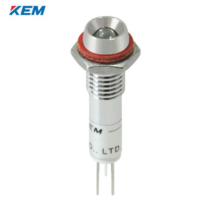 KEM KEM LED Indicator Light, Ø6mm, High-Brightness, AC110V, Blue KLU-06A110B