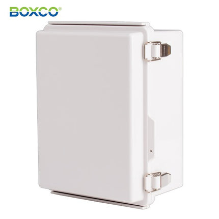 BOXCO Terminal Box, Plastic Enclosure, Hinge Type, ABS, Gray Cover BC-AGP-172210