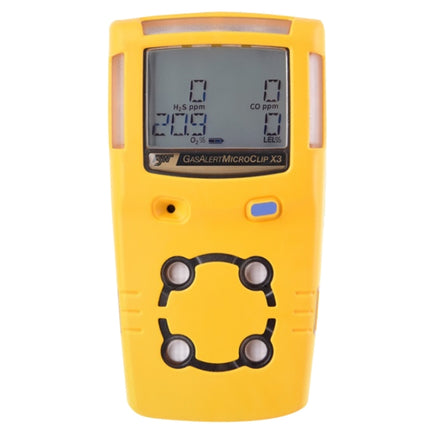HANDO Multi-Gas Detector, Made to Order (O2, CO, H2S, LEL) MICRO-CLIP-X3