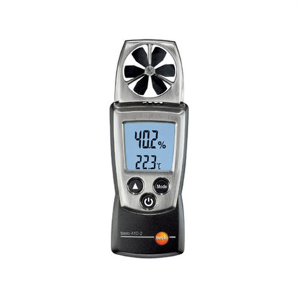 TESTO Digital Pocket Anemometer TESTO-410-2 0.4-20ms/temp measurement-10"/50°C/humidity100%