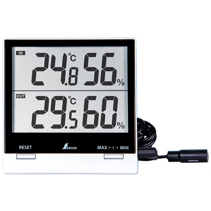 SHINWA Digital Thermo-Hygrometer (Sensor Type, L102*h103) S-73120