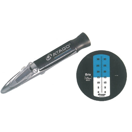 ATAGO Portable Concentration Refractometer Alpha (Auto-Compensating, Waterproof) MASTER-53α