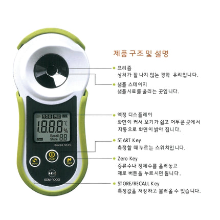 HANDO Digital Handheld Brix Refractometer SCM-1000