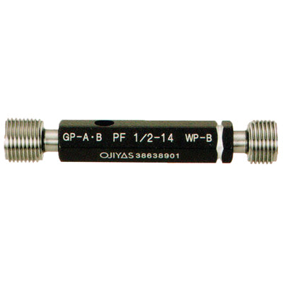 OJIYASEIKI Pipe Thread Plug Gauge, PF GPIPB PF-1/4P PF1/4X19