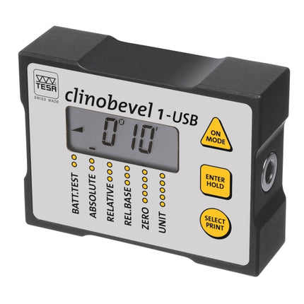 TESA CLINOBEVEL 3 SQUARE IRON T-53.30220 0.005mm/m (+/-10')/60D