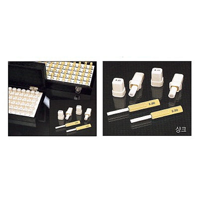 TC Pin Gauge Set with Handle, Ceramic T10-CS5A 5.00-5.50MM