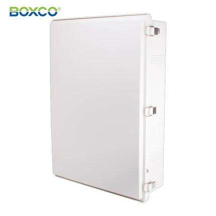 BOXCO Terminal Box, Plastic Enclosure, Hinge Type, ABS, Gray Cover BC-AGP-507018