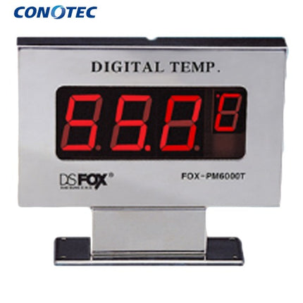 CONOTEC Temperature Indicator, Stand Type, Sensor Included FOX-PM6000T