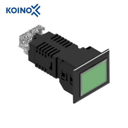 KOINO LED Cluster Indicator Light, Square, Green, 1x1, 1 Cell KH-5040L-DC110NCK