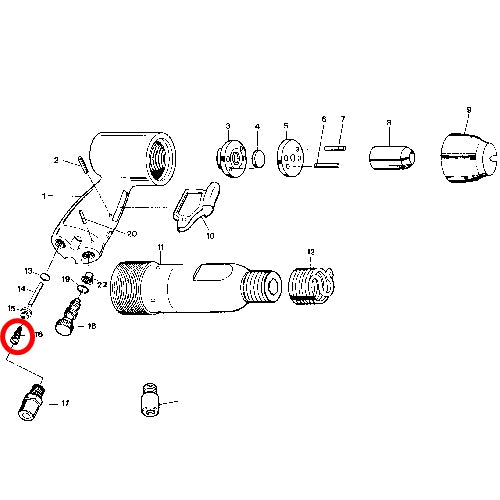 SP VESSEL Throttle Valve Spring for SP-1410K