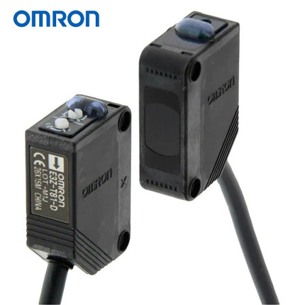 OMRON Photoelectric Sensor, Built-in Amplifier, Through-Beam, Emitter and Receiver Set E3Z-T81D