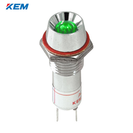 KEM KEM LED Indicator Light, Ø10mm, High-Brightness, DC5V, Green KLRAU-10D05G