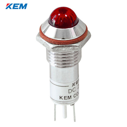 KEM KEM LED Indicator Light, Ø10mm, High-Brightness, DC12V, Red KLHRANU-10D12R