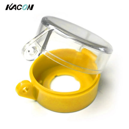 KACON Control Switch Accessory, Emergency Stop Switch Protective Cover Guard, for Ø30, Yellow KEG33Y
