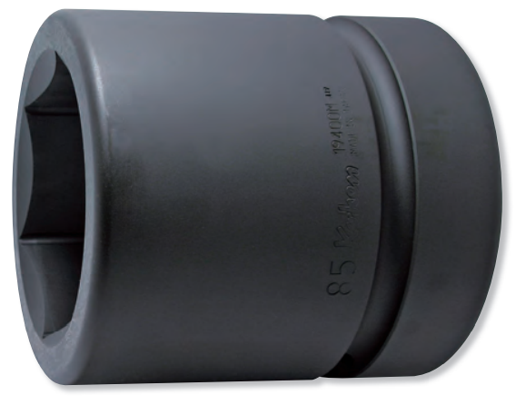 KOKEN 2-1/2" Drive Impact Socket, 6-Point, 19400M Series