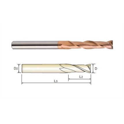 YG-1 Long Coated End Mill (TiCN) LTIE4-480 4FX48.0X42X125X215 (EQ659480)