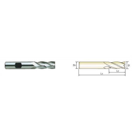 YG-1 End Mill (HSS-CO) 4F SE4-3/4 4FX3/4X2/1X1-5/8X3-5/8 (E2031908)