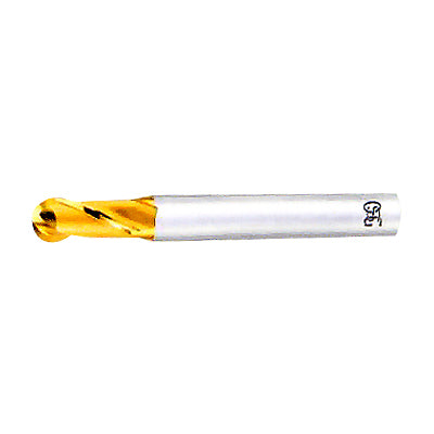 OSG Coated Ball End Mill (TIN) TBE-090RG TIN-EBD 2FX9.0RX16X34X140(83078K)