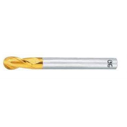 OSG Coated Ball End Mill (TIN) TBE-035RG TIN-EBD 2FX3.5RX6X14X90(83067K)