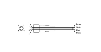 Autonics Connector 1 : M12 (Socket-Female),  CID4-10R