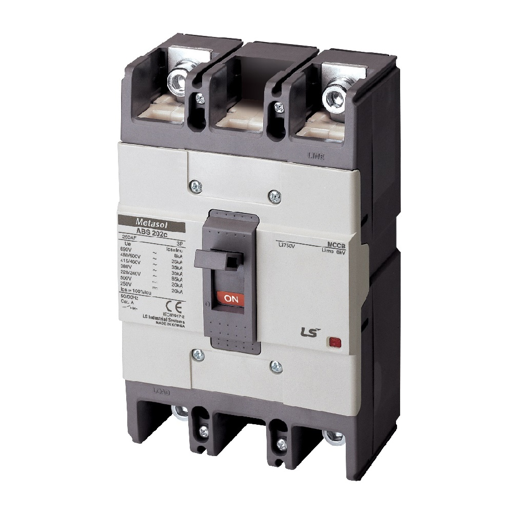 LS ELECTRIC Metasol Molded Case Circuit Breaker MCCB Standard ABH202c ...